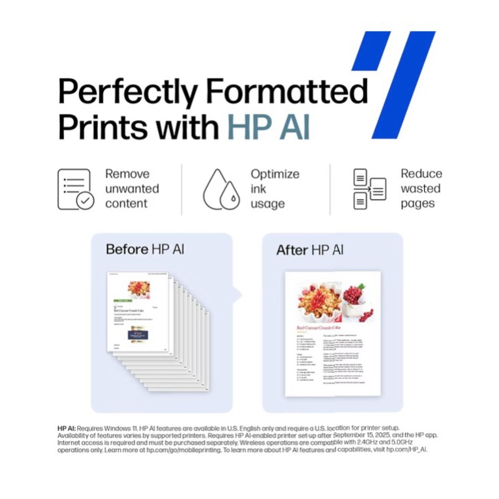 HP White DeskJet 2827e All-in-One Printer - Picture 7 of 16